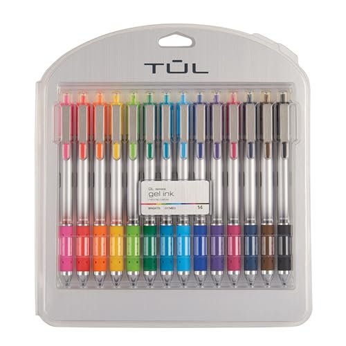 TUL Colored Gel Pen Set | Vibrant Ink in 8 Bold Colors